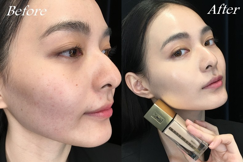 ysl新款粉底液黄白皮适合什么色,ysl新款明彩粉底液