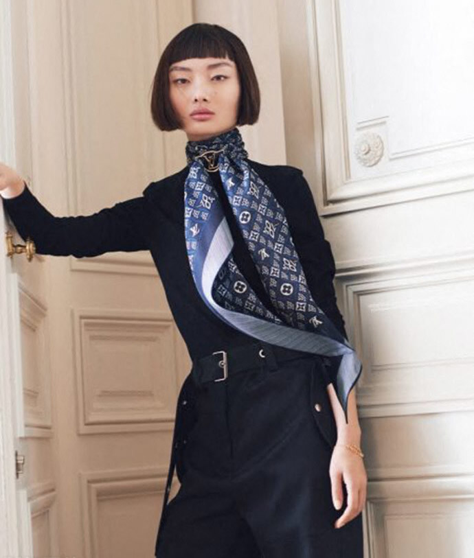 大丝巾的领带系法大全,系丝巾领带方法简单又好看