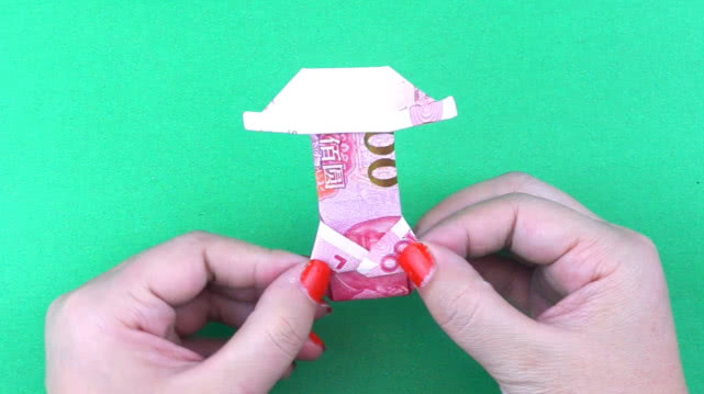 如何用一元折财神爷,百元财神爷折纸教程