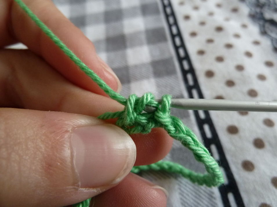 钩织护指套教程,半指分指手套钩织教程