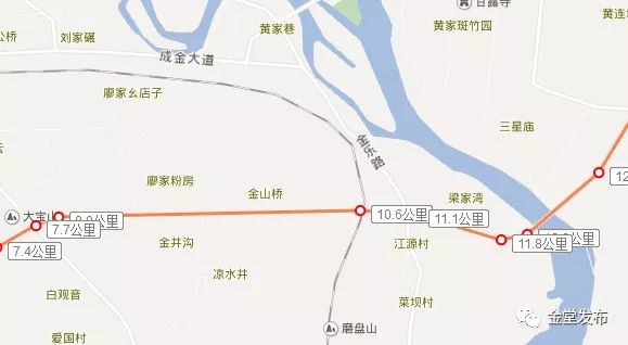 哇！比成都一环路还长6公里！金堂县城外环线全线通车