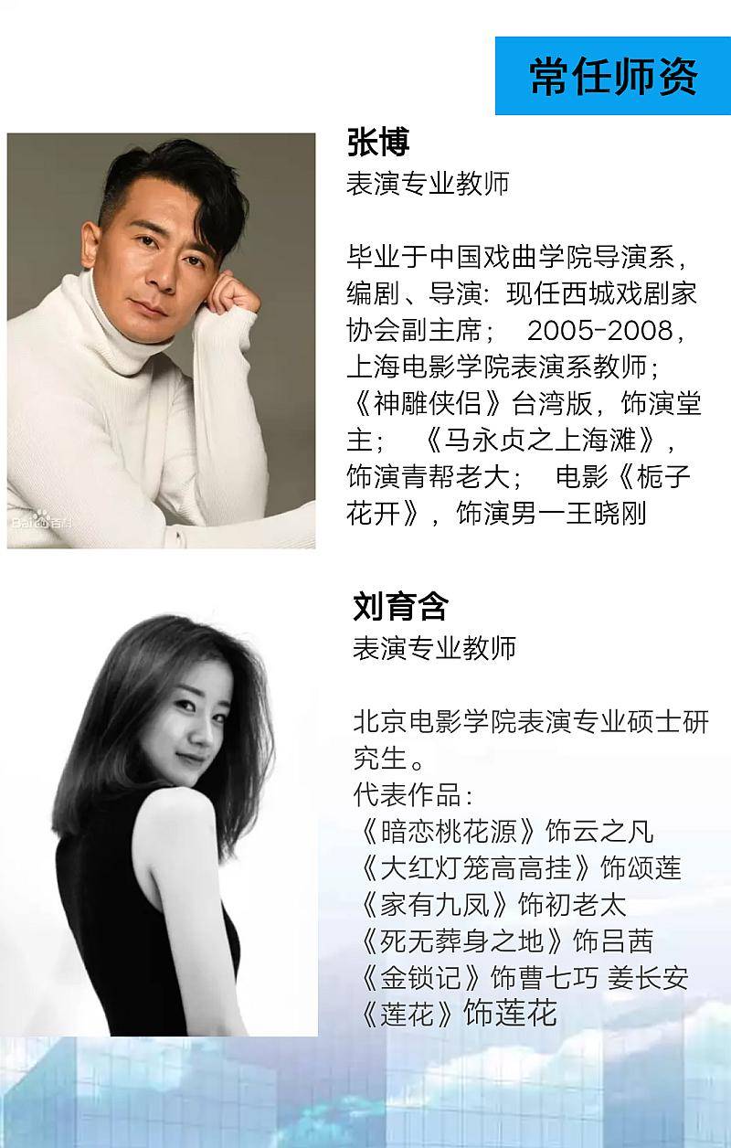 北京电影学院的演员培训班,北京电影学院电影制作人进修班