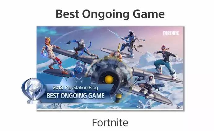 2018年度最佳游戏堡垒之夜,playstation年度最佳