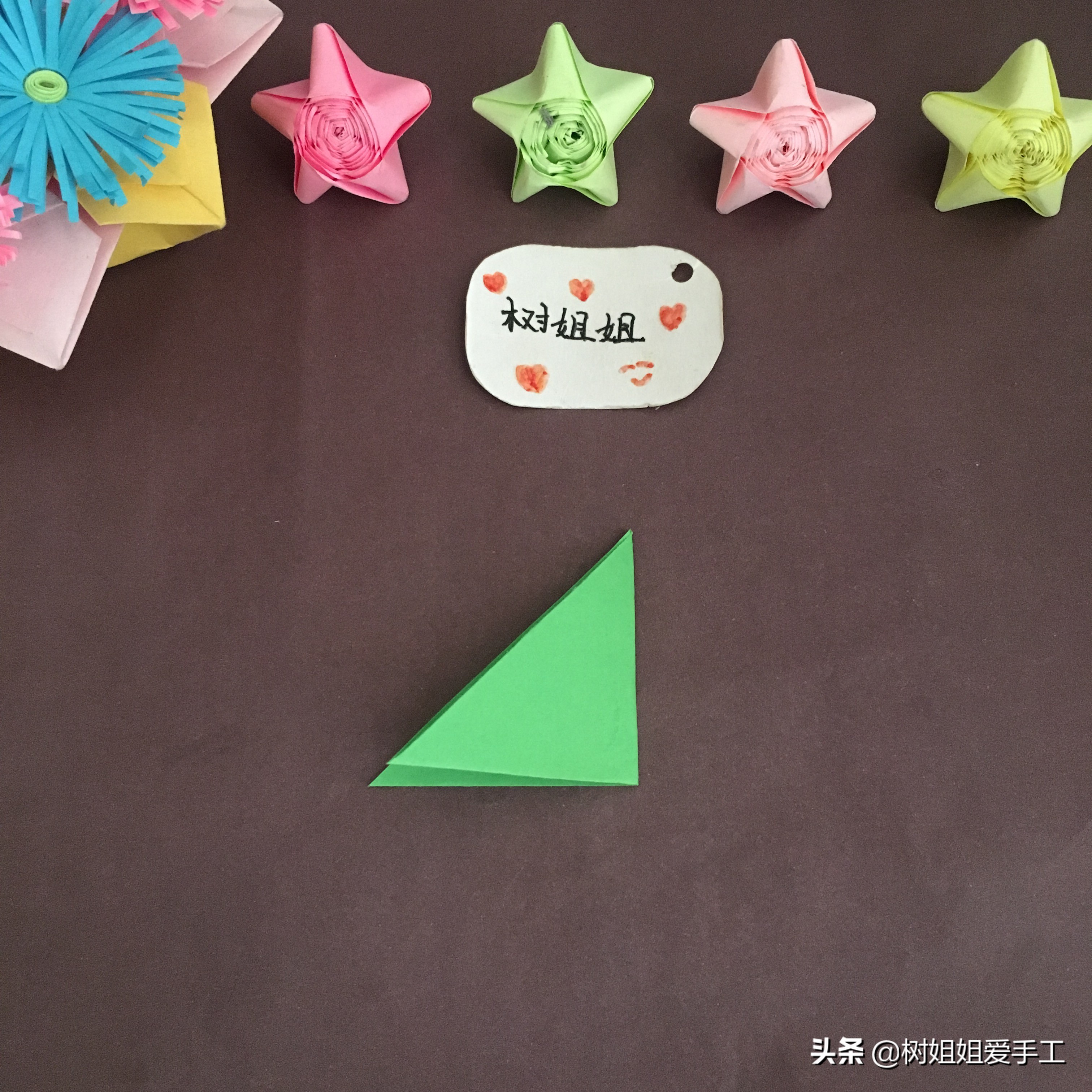 植物折纸：铜钱草盆景制作的方法（含花盆制作教程）