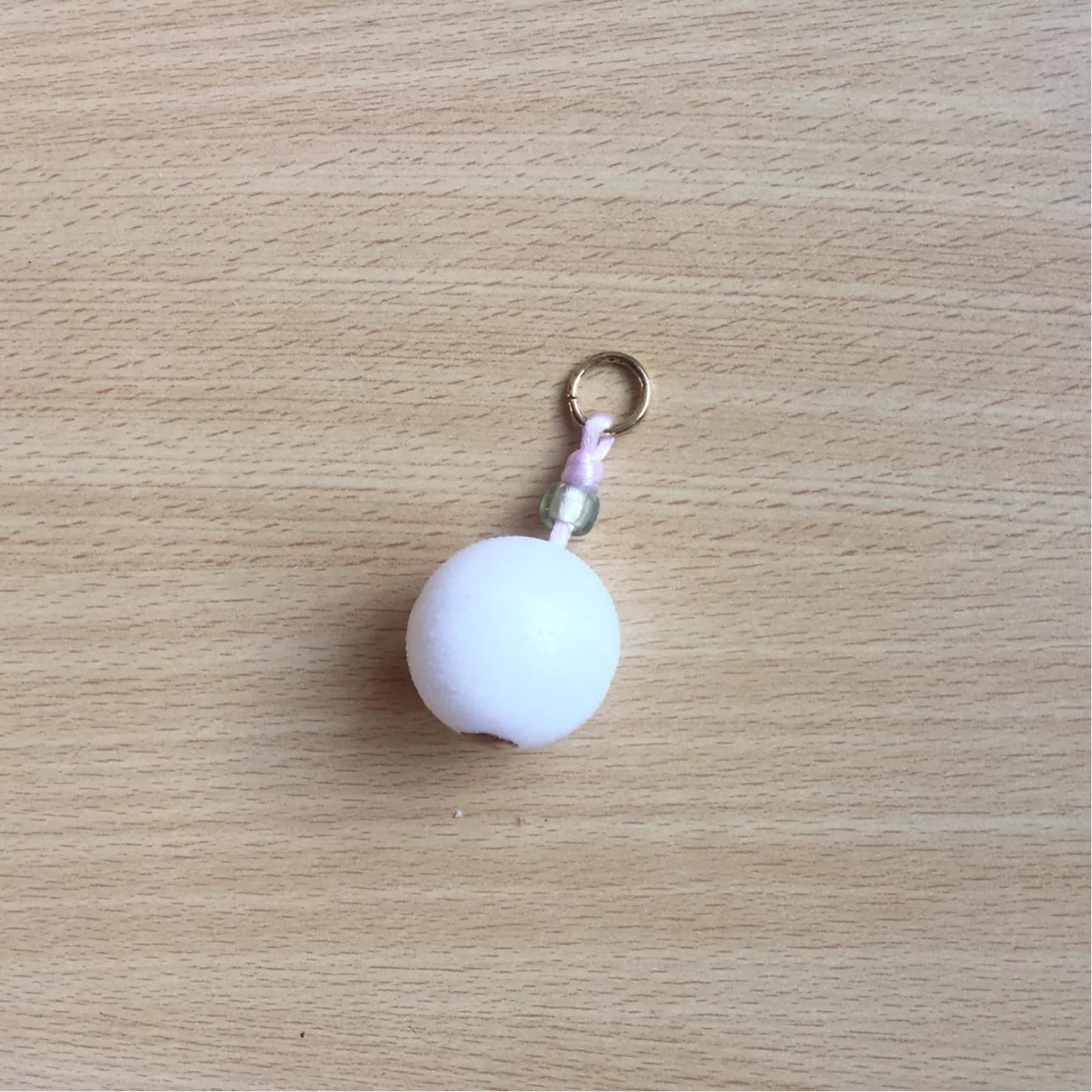 足球挂件钥匙扣diy,钥匙挂件小球的编法