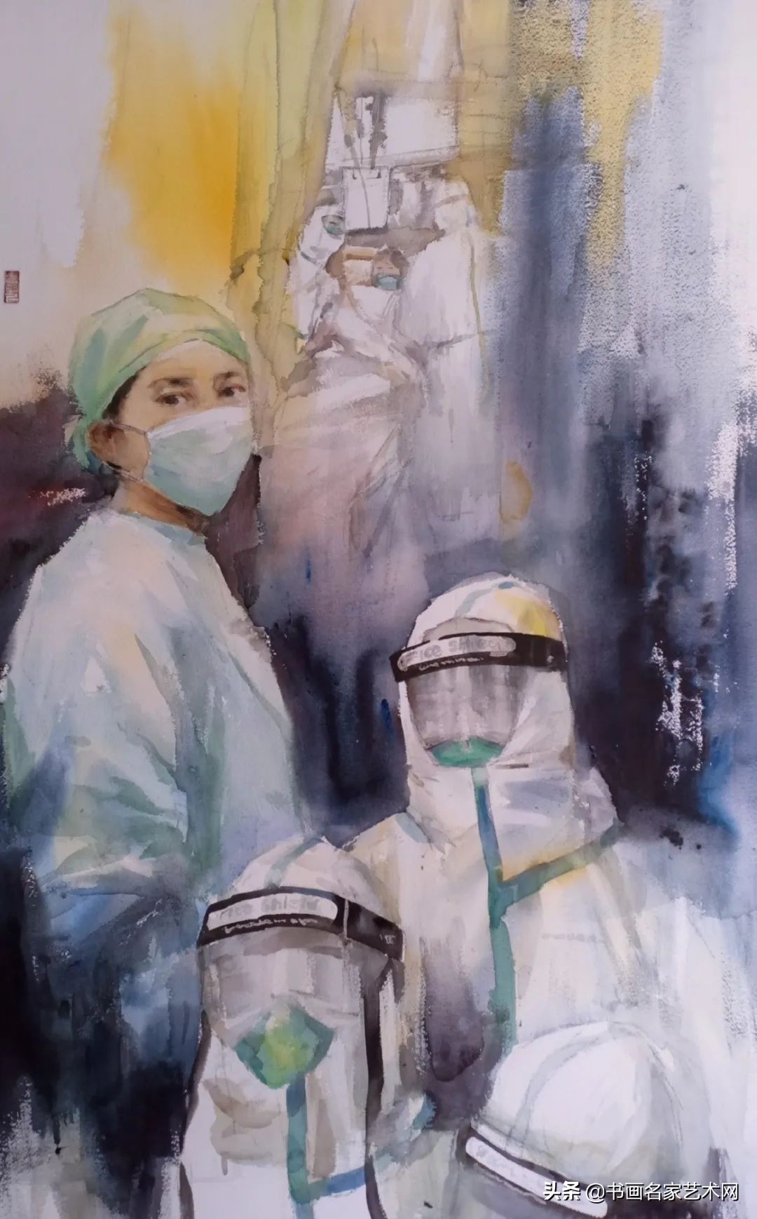 中国张虹,中国艺术水彩画