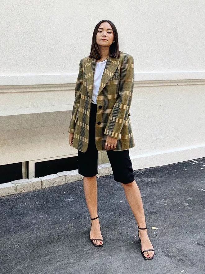 简单大方时尚款休闲五分裙裤推荐,显瘦高腰五分裙裤