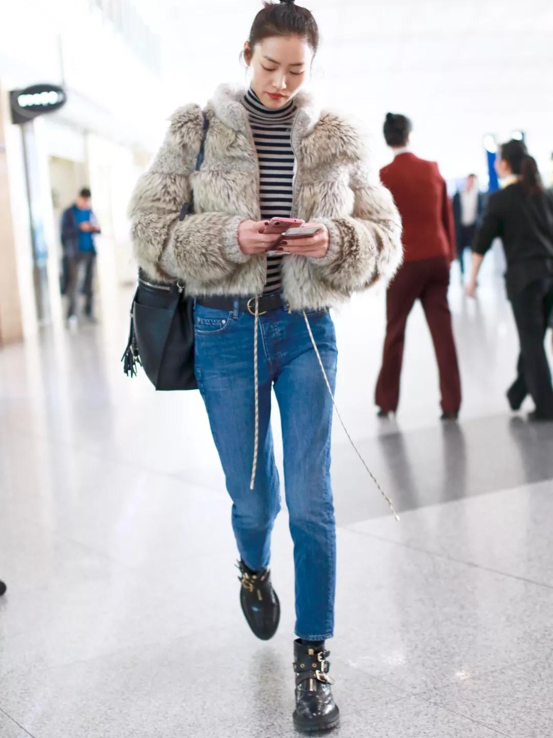 皮草穿搭博主推荐,欧美博主秋冬皮草穿搭