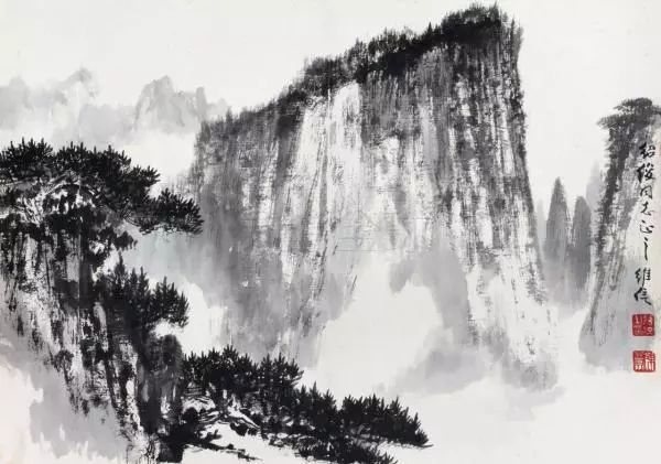 陈继儒山水画作品欣赏,陈良宗山水画作品欣赏