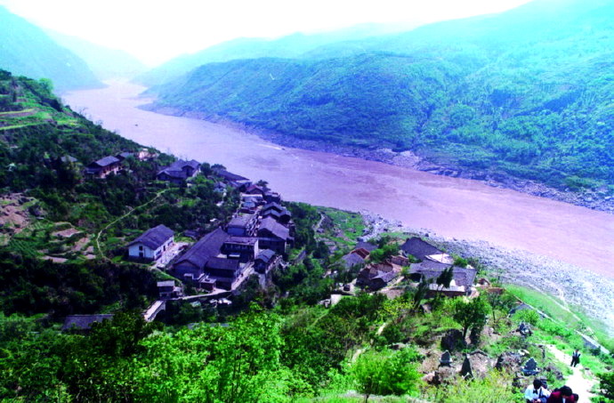 秭归县三峡移民老照片,宜昌秭归三峡大坝移民