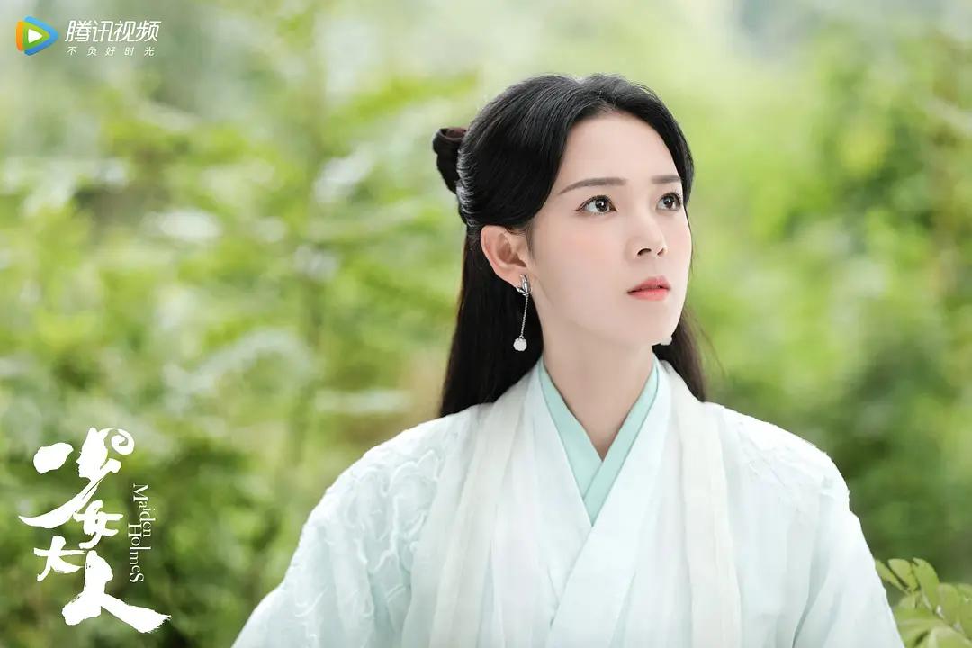 无刘海古装发型编发,古装编发齐刘海