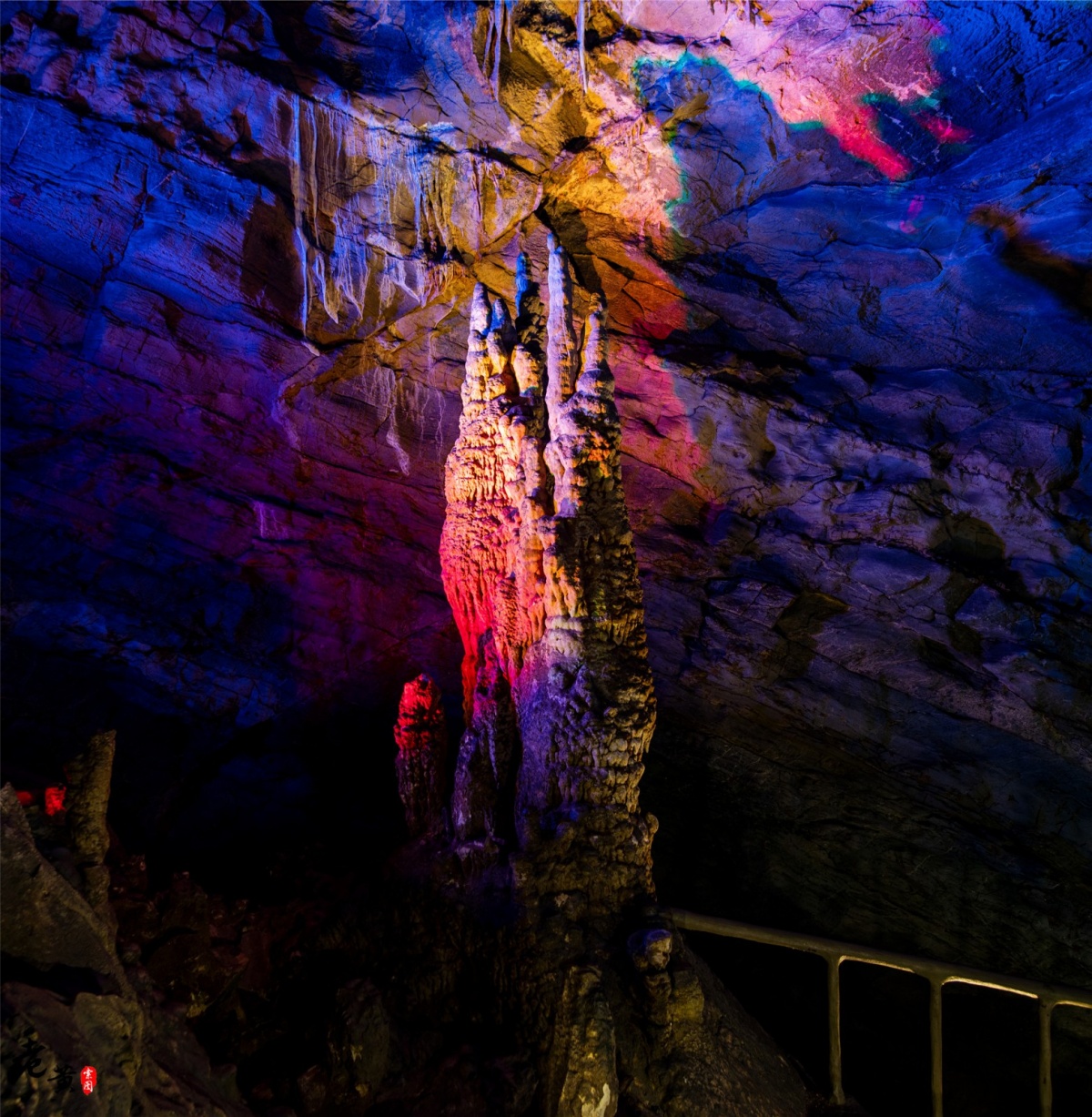 芙蓉洞溶洞景观,溶洞武隆