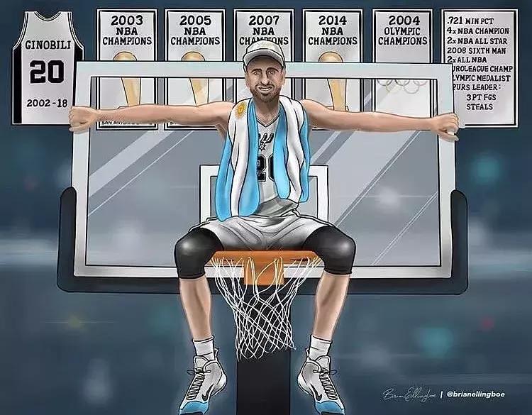 马刺马努最后一场视频,马刺庆祝马努进名人堂