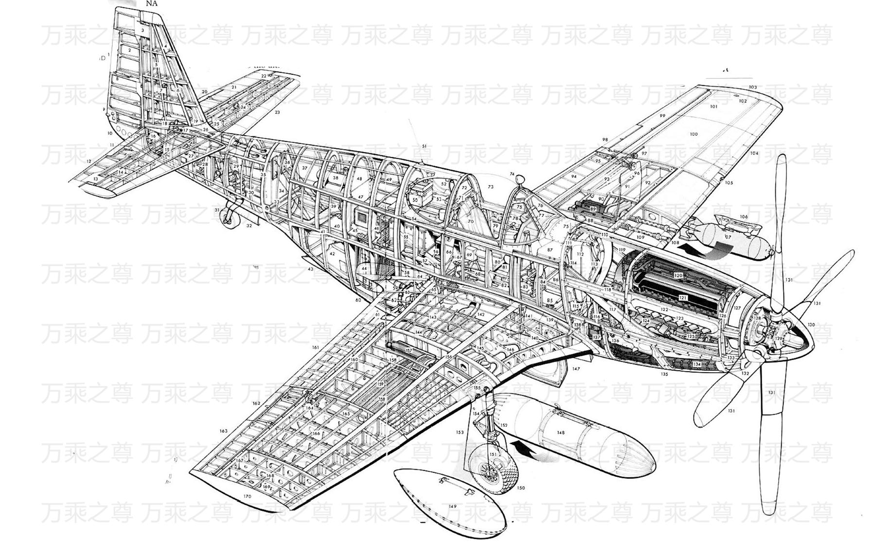 fw190战斗机和p51战斗机作战视频,p51战斗机和f6f战斗机对比