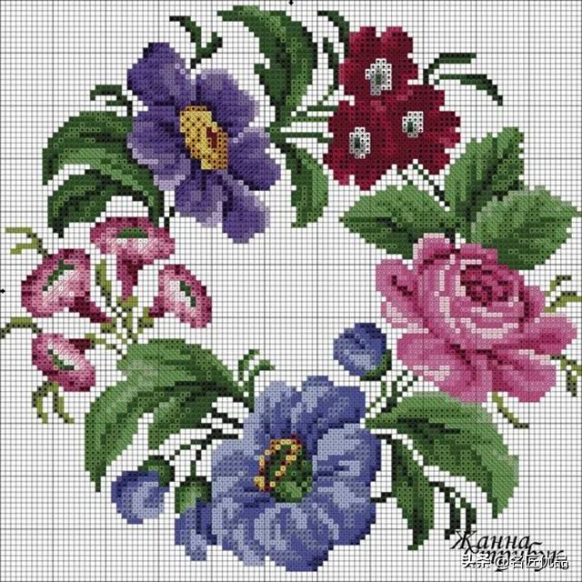 旧物利用!毛线用不完就用来刺绣,这才是十字绣最让人佩服的绣法