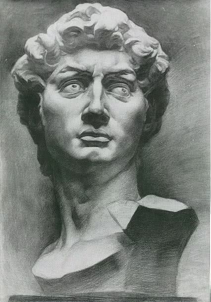 素描石膏像写生方法说课,素描石膏像入门教程