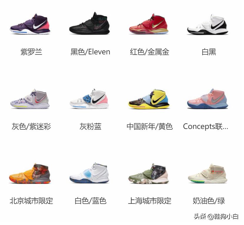 为突破而生的跑鞋,欧文历代球鞋对比