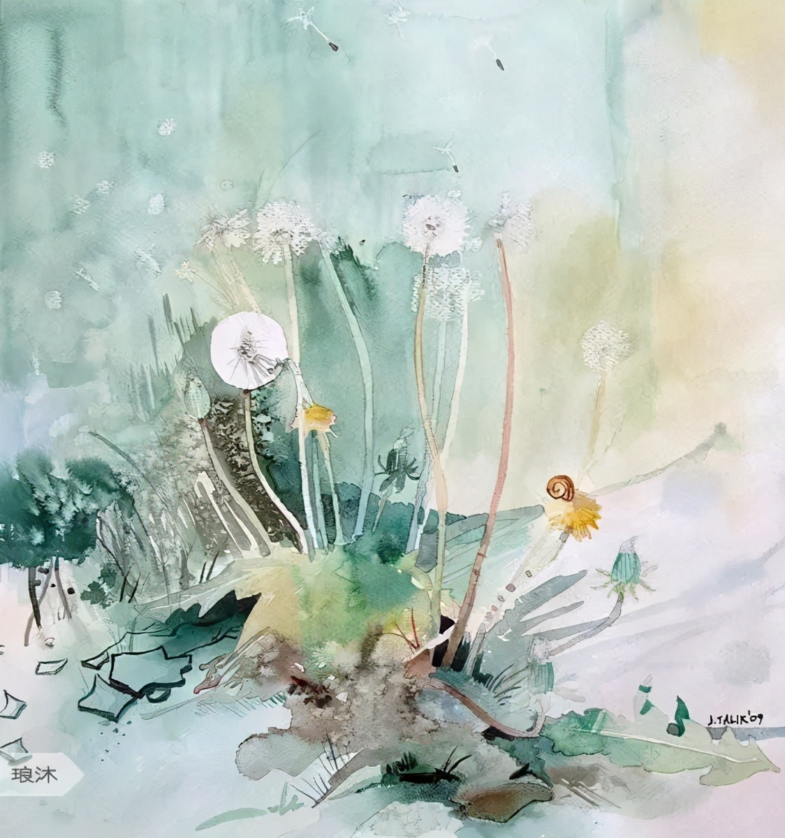 各种水彩风格大全,超喜欢水彩的通透肌理和淋漓酣畅