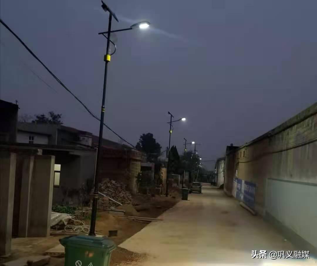 大沟镇路灯,路灯亮化暖民心