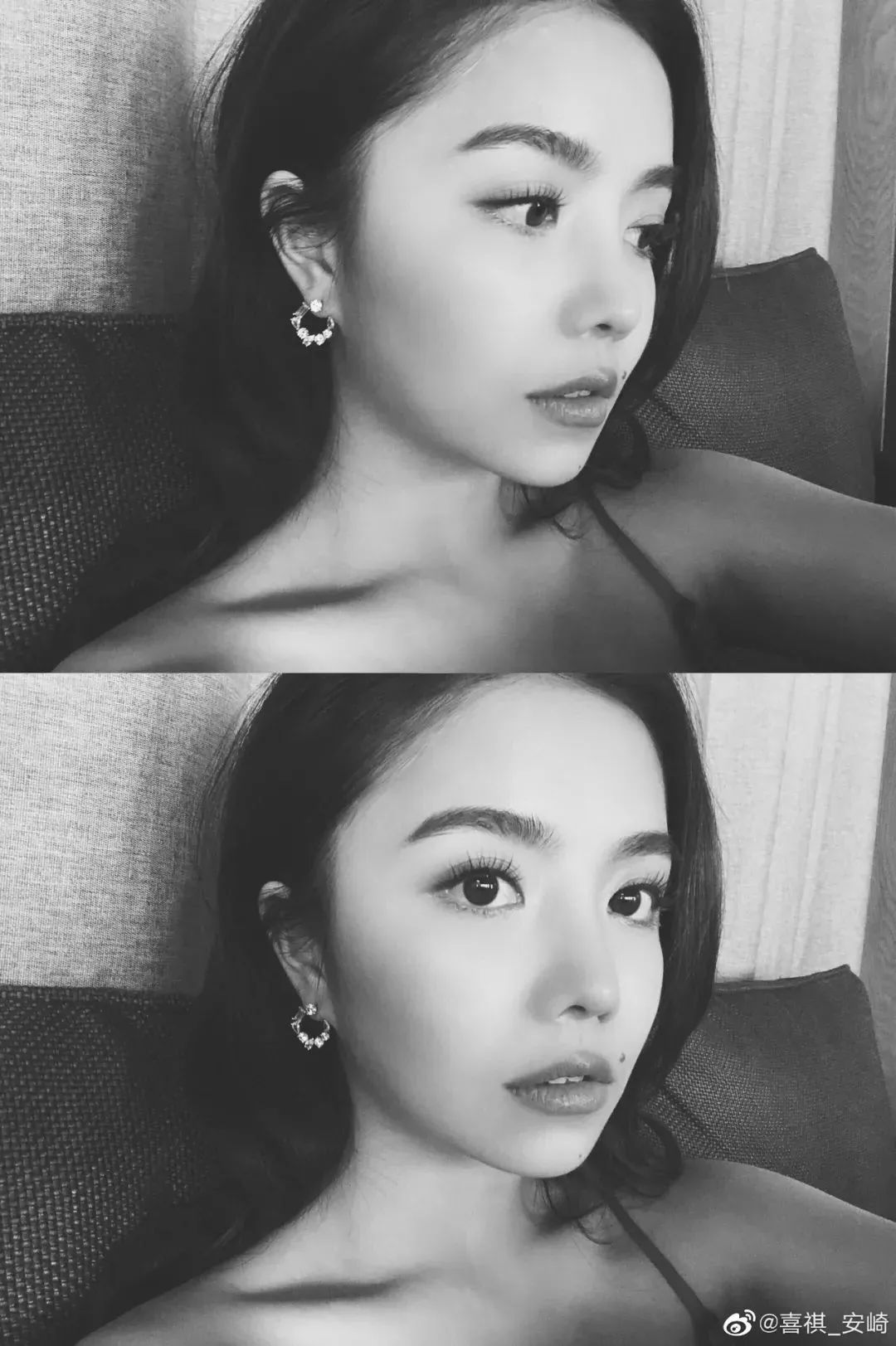 安崎的痣之前和现在对比,安崎痣的真实长相