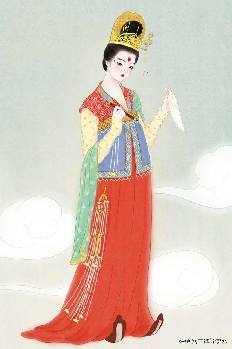 中国唐妆妆容,中国唐朝女性妆容