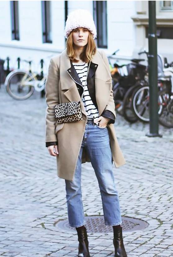 短上衣喇叭裤怎么搭配鞋子,宽松t恤搭配长打底裤穿什么鞋子