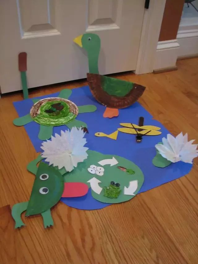 纸盘幼儿创意手工简单又漂亮,一次性纸盘特色美工作品小班