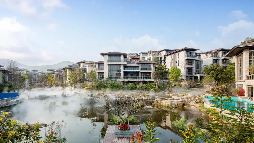 藏于高山密林的空中度假区——从化亿城泉说，泡温泉，叹早晚餐