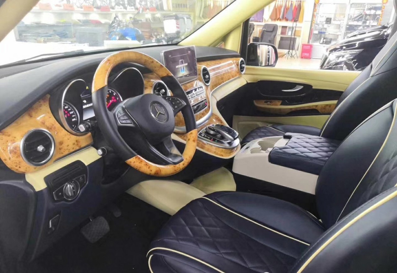 西南地区奔驰v250改装商务车,奔驰v260改装七座奢华mpv尊贵典范