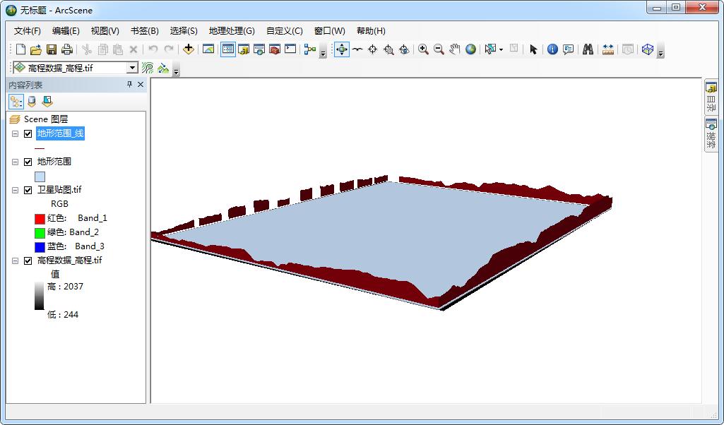 arcscene使用方法,用arcscene怎么制作三维效果图
