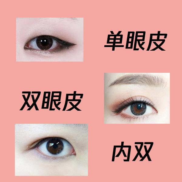单眼皮内双日常眼妆画法,单眼皮贴双眼皮怎么画眼妆教程