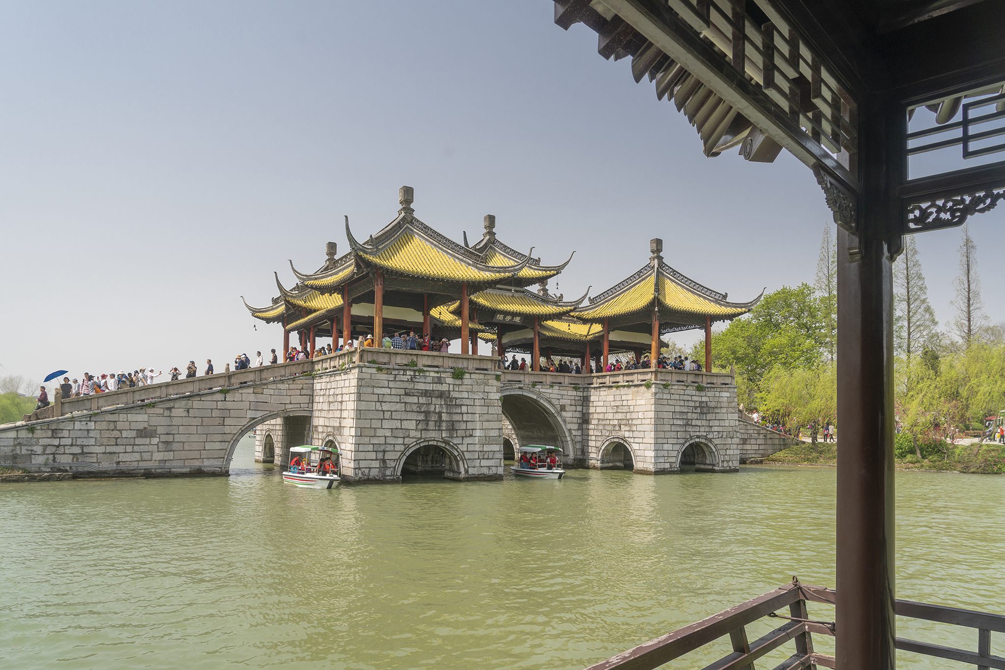 春风十里扬州路烟花三月瘦西湖,扬州三月瘦西湖