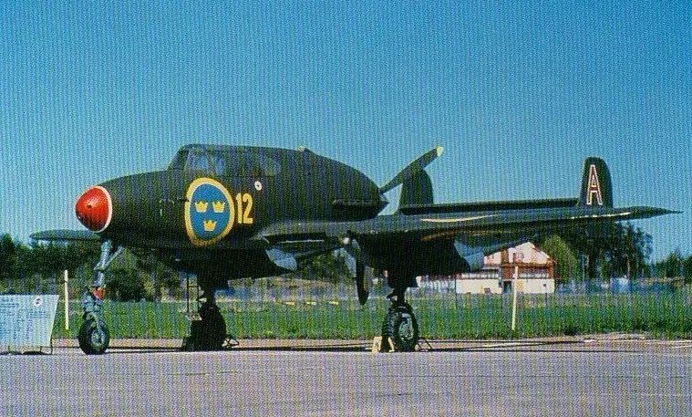 瑞典saab-37雷电式战斗机,瑞典制造新的喷气式战斗机