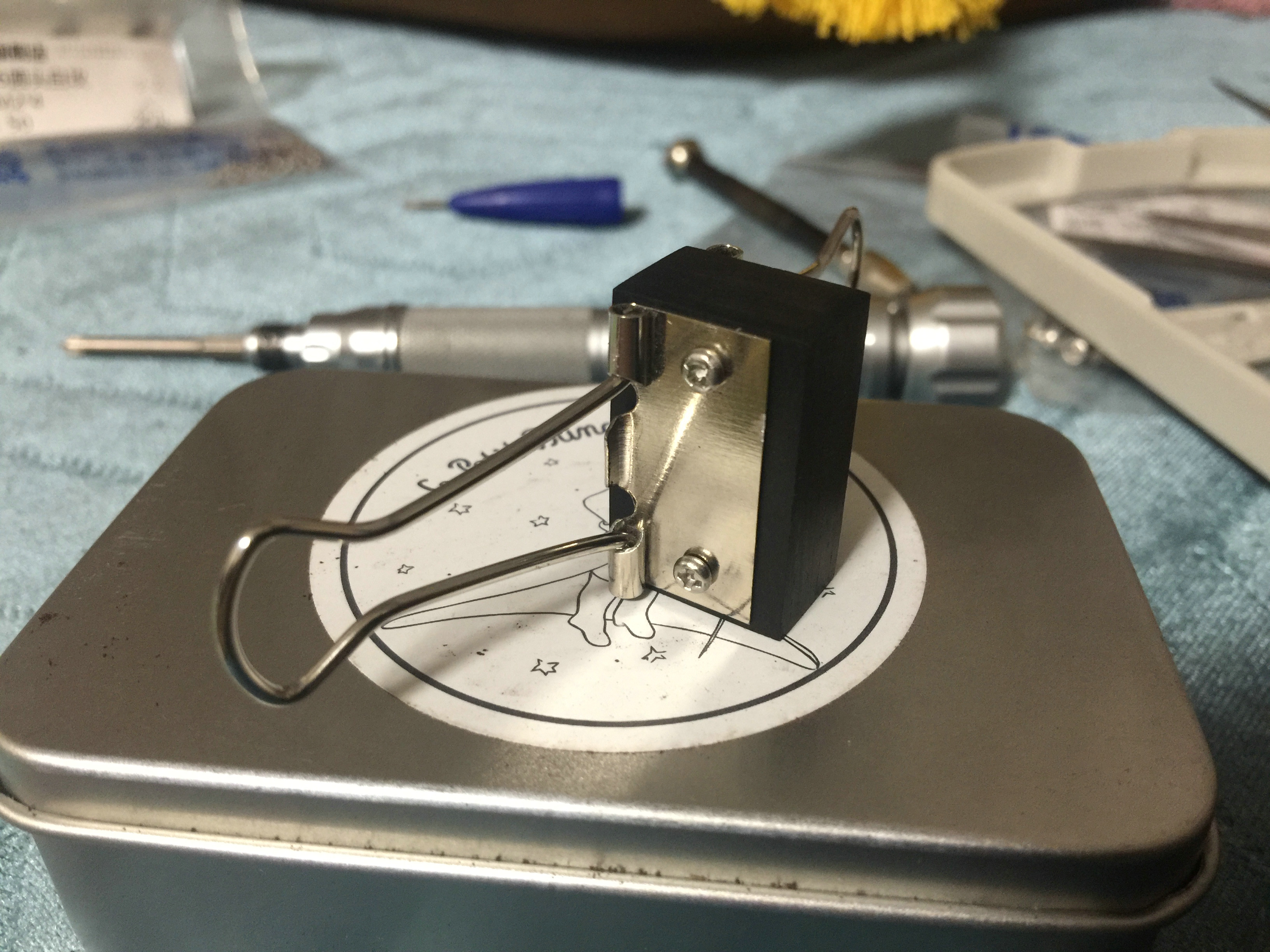 看这位爱好者DIY的夹子双桨自动键怎么样？