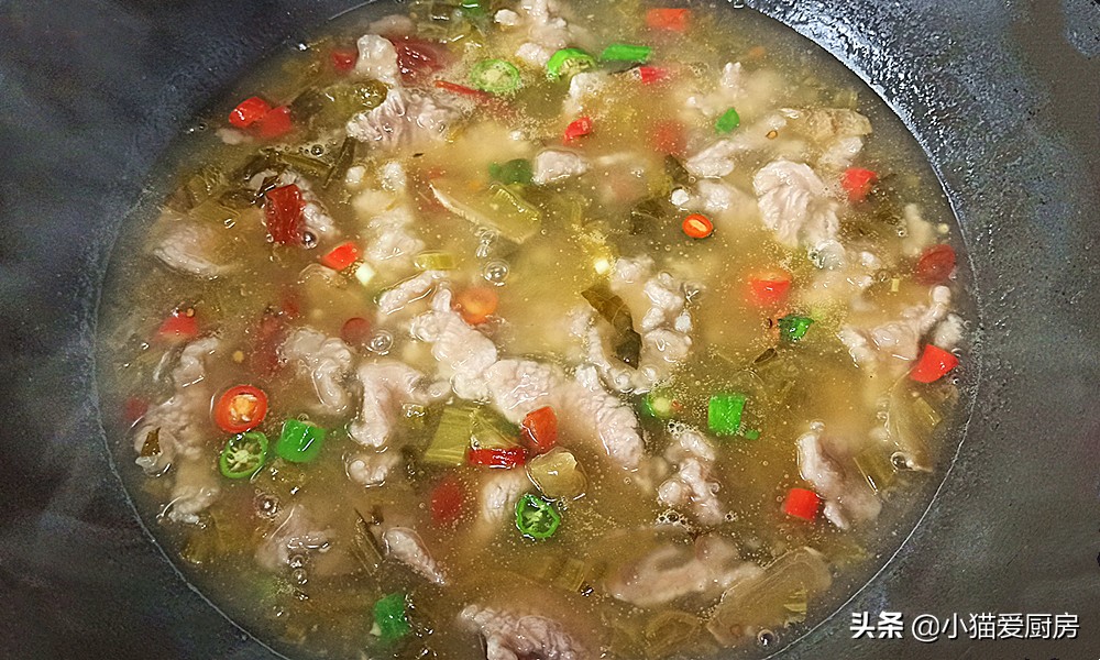 酸菜滑肉最正宗的做法大全,酸菜滑肉正宗四川味道制作方法