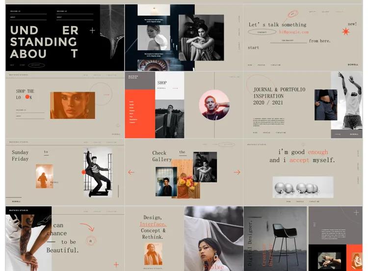 400套精简室内设计ppt,高大上的ppt设计图