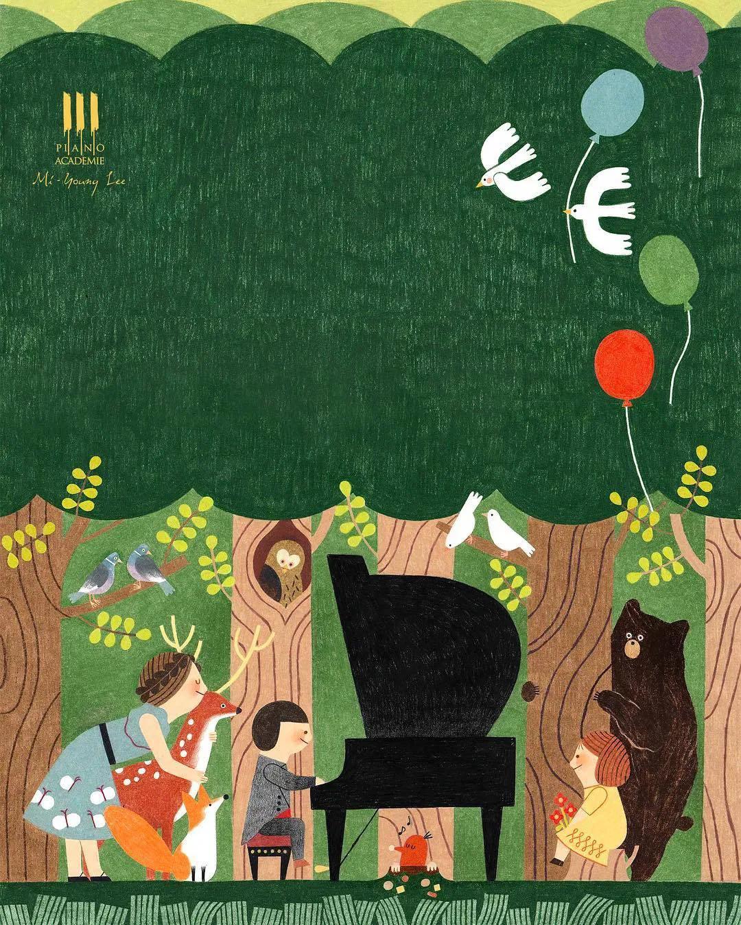 韩国插画师ensee作品,韩国插画师ae