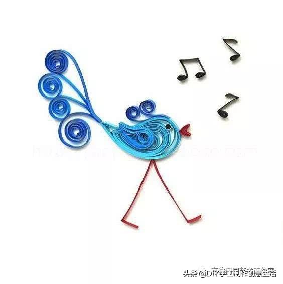 建党100周年衍纸亲子手工作品,幼儿衍纸手工作品介绍