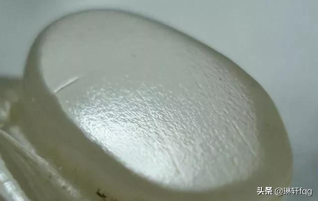 西周古玉橘皮纹,古玉橘皮