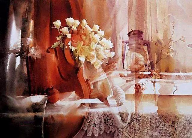 韩国水彩艺术家,韩国水彩画小清新