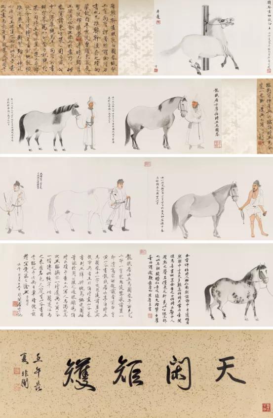 常玉群马图拍卖,常玉巨作群马首度亮相拍卖市场