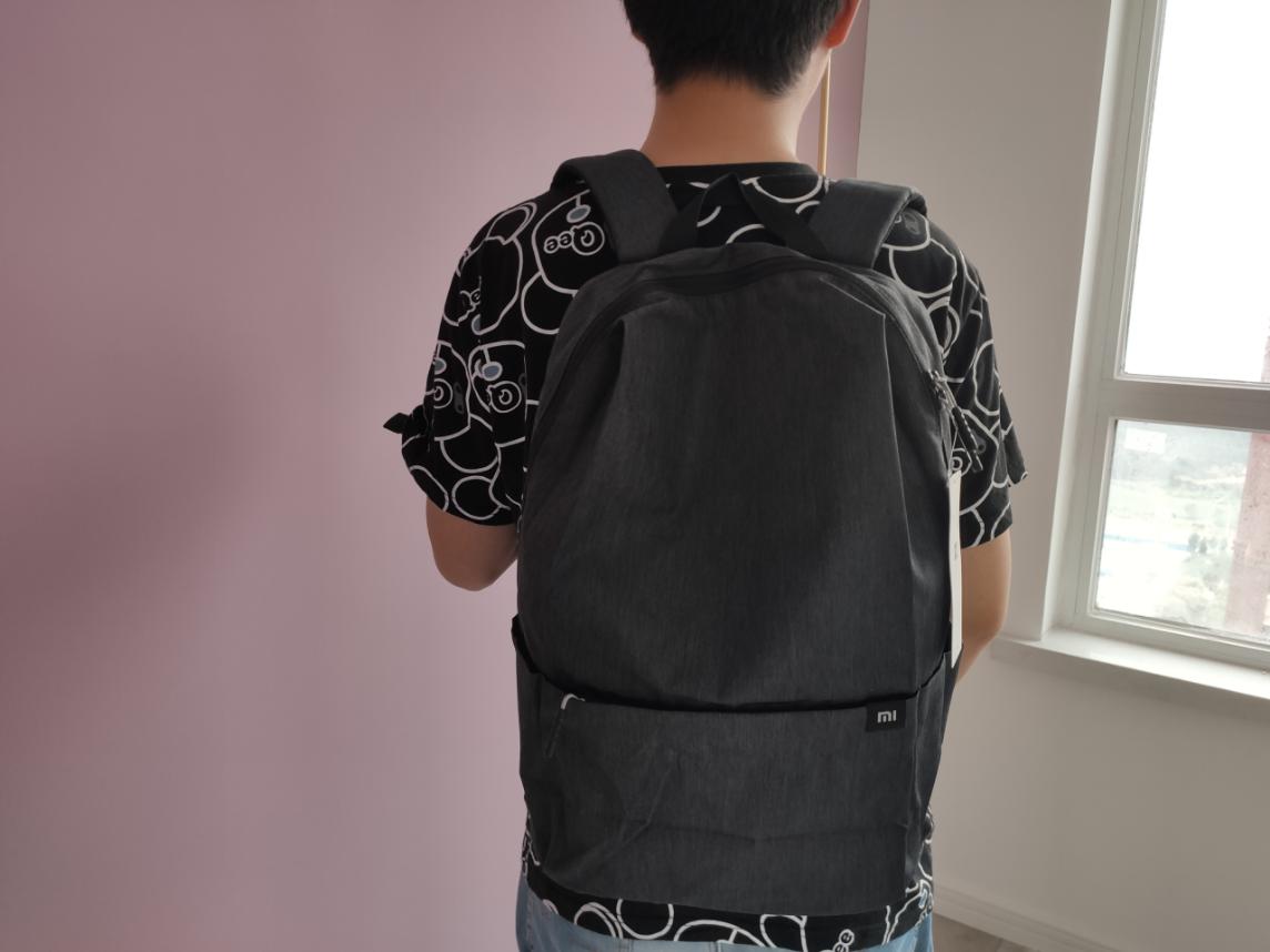 小米小背包最新款,小米清凉夏日双肩包白色