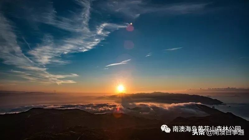 登上山顶鸟瞰全景,汕头濠江山顶看海
