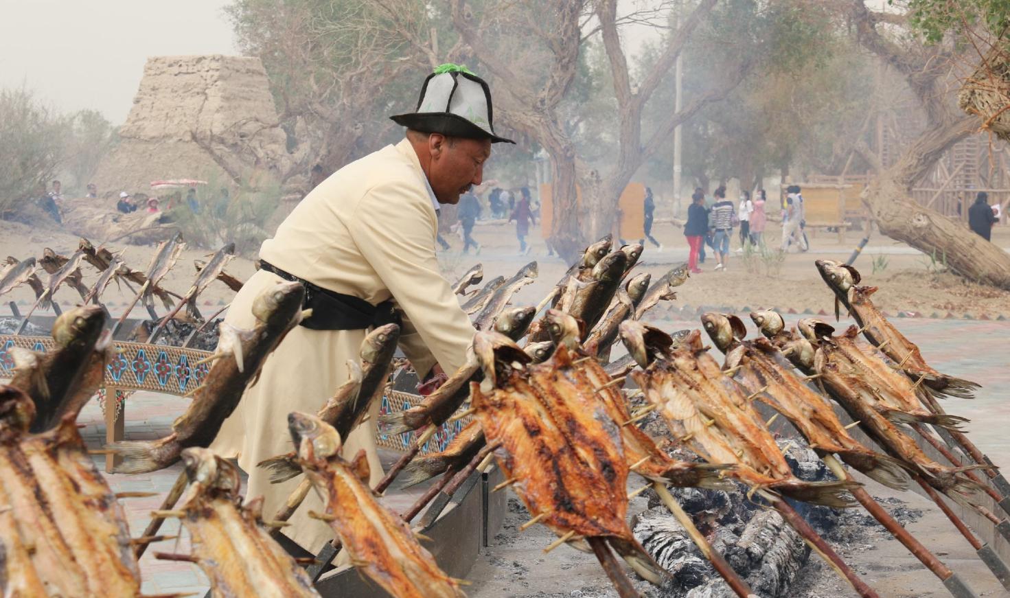 塔里木河沙漠绿洲,尉犁塔里木胡杨林自然保护区