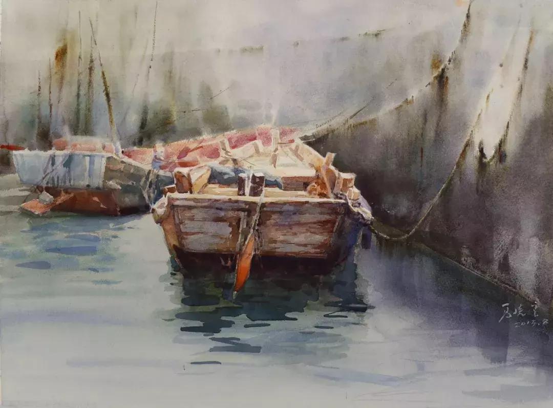 夏晓云水彩画图片,艺展中国油画作品欣赏