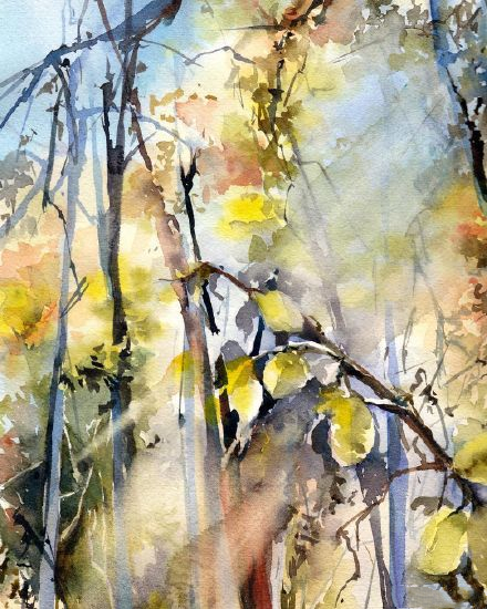 水彩表达情绪,水彩积极向上的画