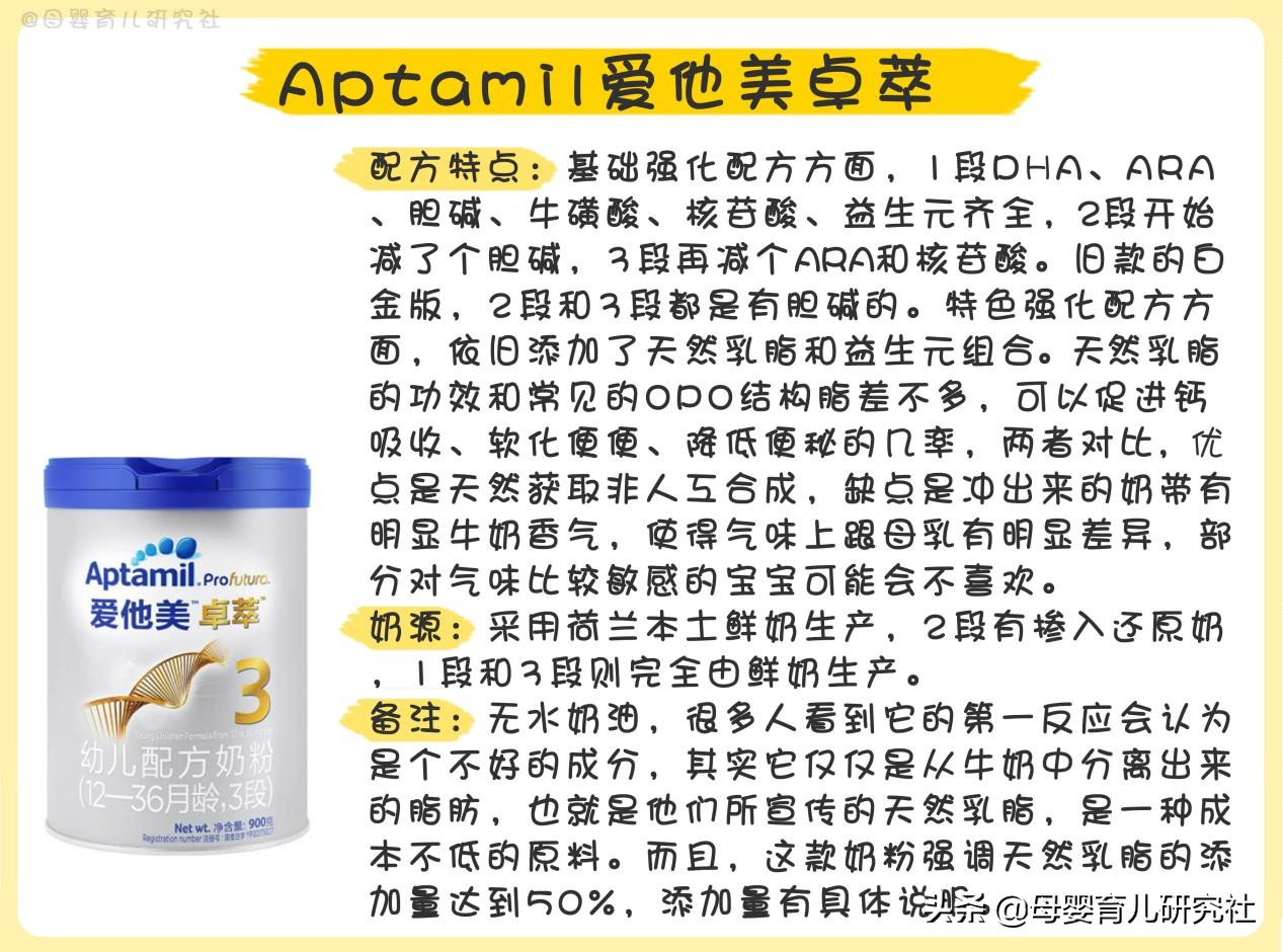 15种大牌奶粉,国行版奶粉排行榜