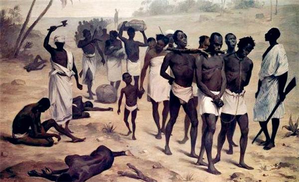 朗姆酒、白兰地、*药火**甚至是平底锅和蜡烛，都可以运到非洲换黑奴