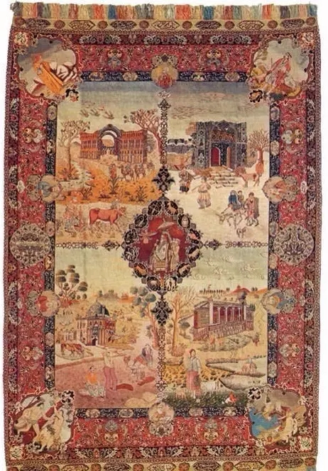 涨姿势|地面上的艺术，用手编织出的彩色的梦---波斯地毯