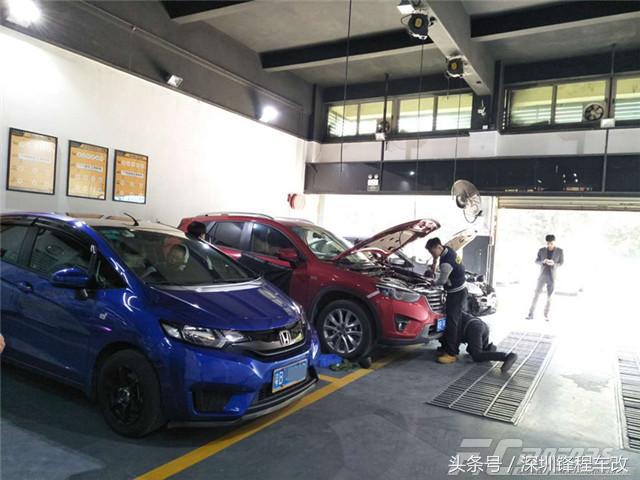 飞度gk5改4透镜激光大灯,本田超跑gk5宽体改装案例